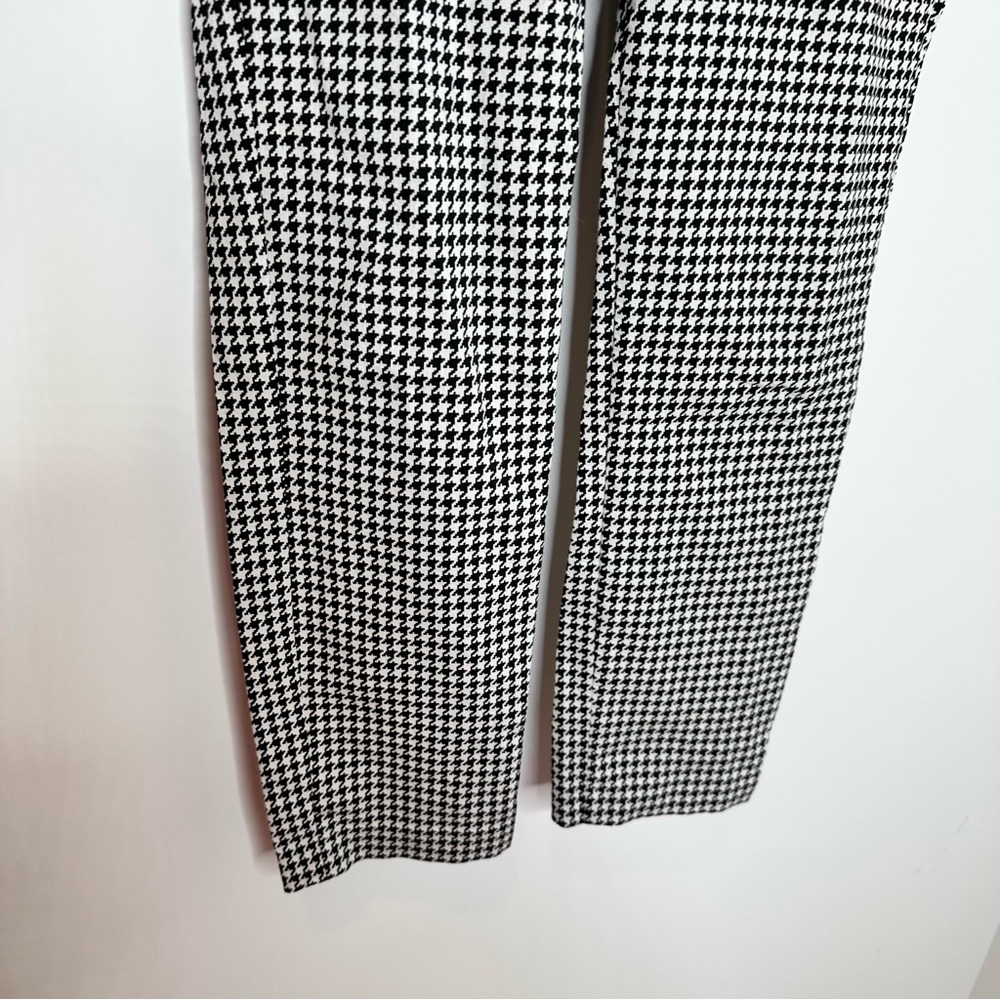 Sezane Clara Houndstooth Trousers in Ecru Black - Picture 6 of 14